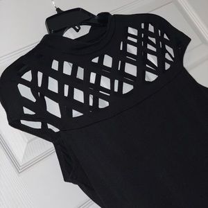 Black Size Large Body Suit